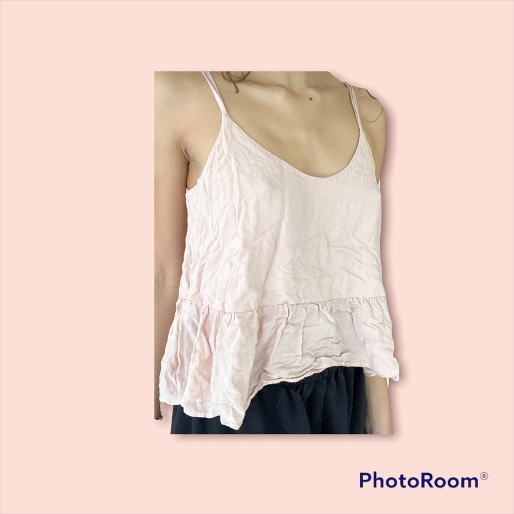 flowy pink top